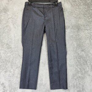 Banana Republic Pants Womens 2P Gunmetal Avery Shine Metallic Dress Trousers